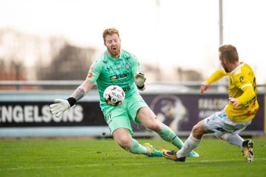AFC Eskilstunas målvakt Nick Wolters