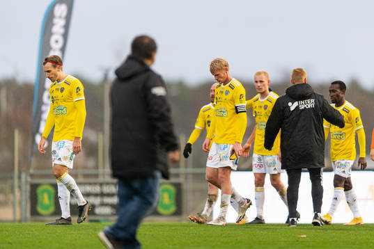 Falkenbergs spelare deppar