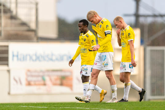 Falkenbergs spelare deppar