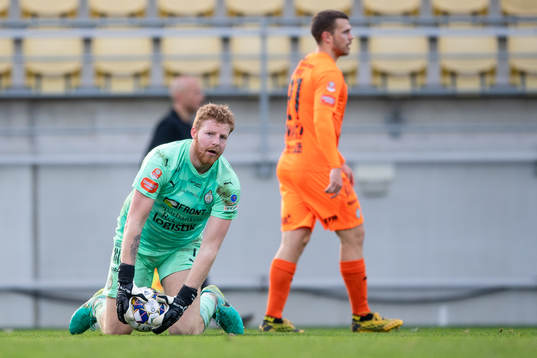 AFC Eskilstunas målvakt Nick Wolters