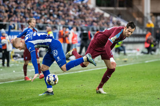 IFK Göteborgs Oscar Wendt och Malmö FFs Adi Nalic
