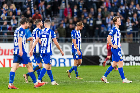 IFK Göteborgs Oscar Vilhelmsson deppar eftrer