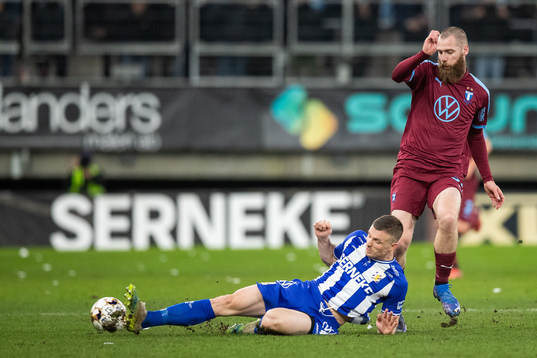 IFK Göteborgs Calle Johansson och Malmö FFs Jo Inge Berget