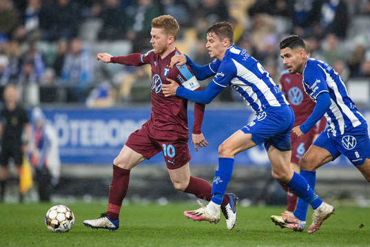 Malmö FFs Anders Christiansen och IFK Göteborgs Simon