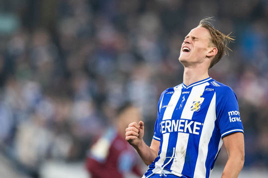 IFK Göteborgs Oscar Vilhelmsson deppar