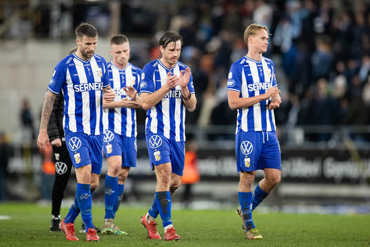 IFK Göteborgs Mattias Bjärsmyr, Gustav Svensson och Oscar