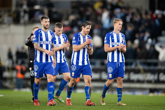 IFK Göteborgs Mattias Bjärsmyr, Gustav Svensson och Oscar