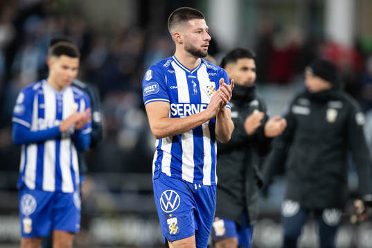 IFK Göteborgs Kevin Yakob  deppar