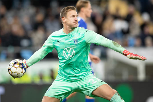 Malmö FFs målvakt Johan Dahlin