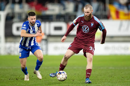 IFK Göteborgs Kevin Yakob  och Malmö FFs Jo Inge Berget