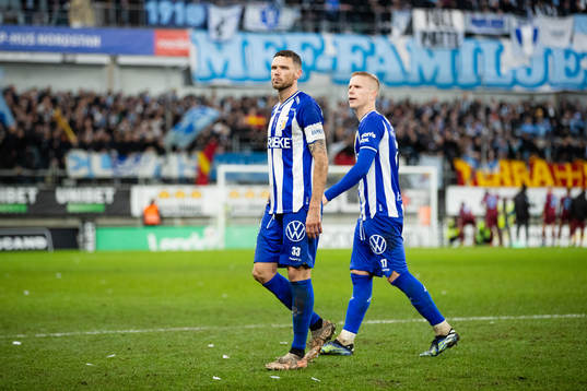 IFK Göteborgs Marcus Berg och Oscar Wendt deppar