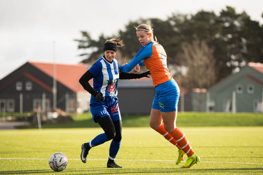 Jonstorps Emma Trulsson och Vejbys Lisa Bergström