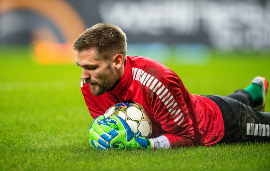 Kalmars målvakt Lucas Hägg Johansson