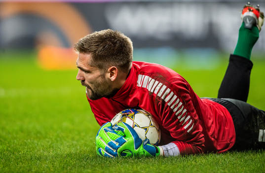 Kalmars målvakt Lucas Hägg Johansson