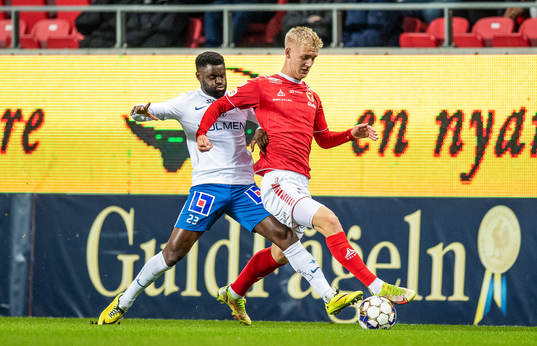 IFK Norrköpings Maic Sema och Kalmars Carl Gustafsson