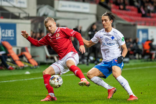 Kalmars Sebastian Ring och IFK Norrköpings Jonathan Levi