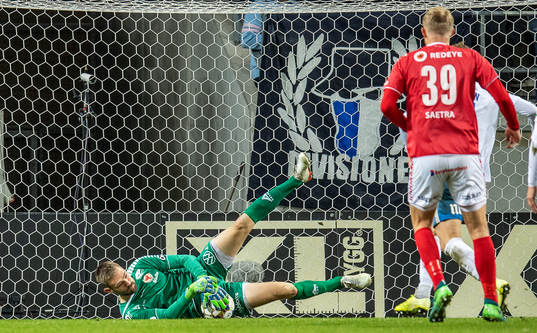 Kalmars målvakt Lucas Hägg Johansson