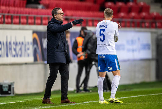 IFK Norrköpings tränare Rikard Norling och Christoffer