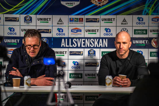 IFK Norrköpings tränare Rikard Norling och Kalmars