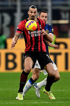 Zlatan Ibrahimovic of Milan