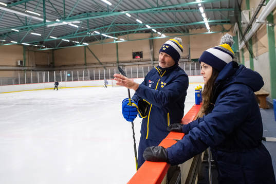 Sveriges assisterande tränare Andreas Spångberg
