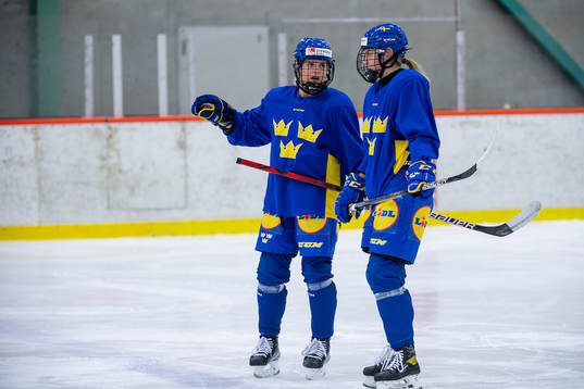 Sveriges Emma Nordin och Josefin Bouveng