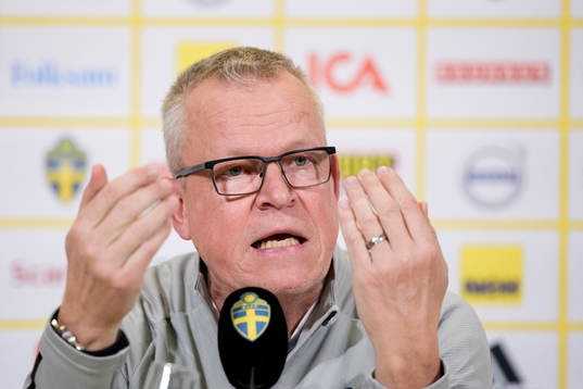 Head coach Janne Andersson of the Swedish national football