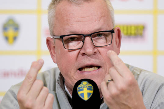 Head coach Janne Andersson of the Swedish national football