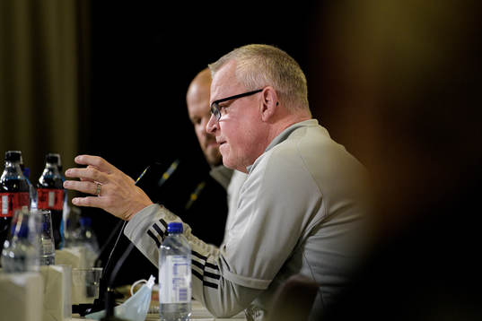 Head coach Janne Andersson of the Swedish national football