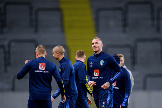 Goalkeeper Robin Olsen of the Swedish national football team