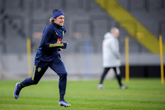 Emil Forsberg of the Swedish national football team