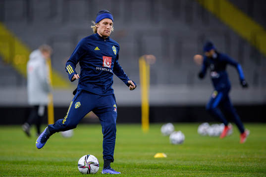 Emil Forsberg of the Swedish national football team