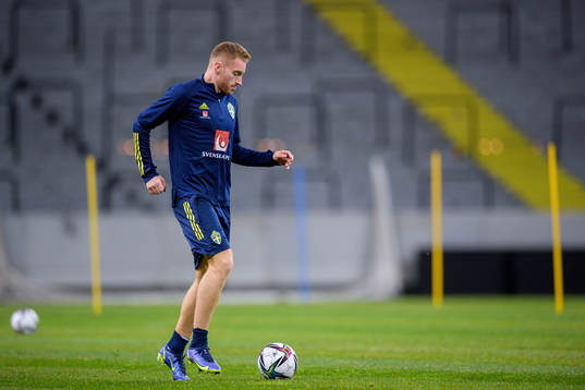 Dejan Kulusevski of the Swedish national football team