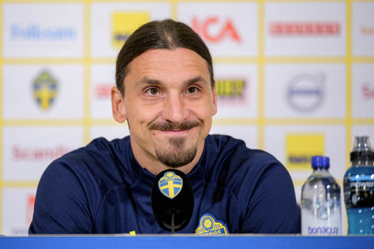 Zlatan Ibrahimovic of the Swedish national football team