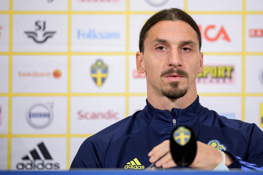 Zlatan Ibrahimovic of the Swedish national football team