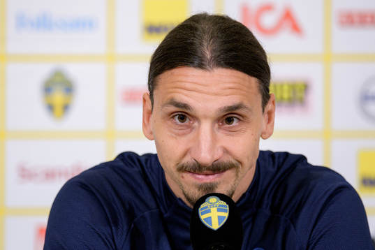 Zlatan Ibrahimovic of the Swedish national football team