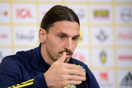 Zlatan Ibrahimovic of the Swedish national football team