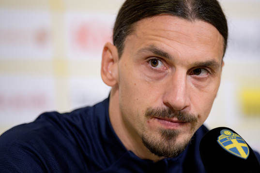 Zlatan Ibrahimovic of the Swedish national football team