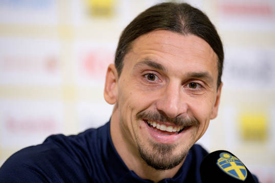 Zlatan Ibrahimovic of the Swedish national football team