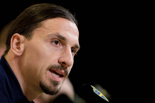 Zlatan Ibrahimovic of the Swedish national football team