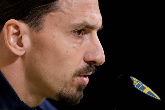 Zlatan Ibrahimovic of the Swedish national football team