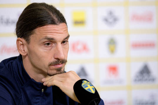 Zlatan Ibrahimovic of the Swedish national football team