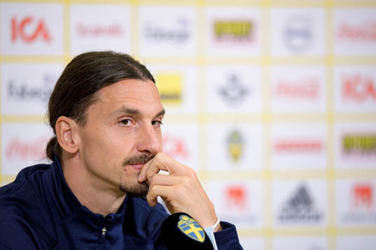 Zlatan Ibrahimovic of the Swedish national football team