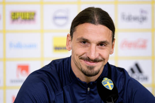 Zlatan Ibrahimovic of the Swedish national football team