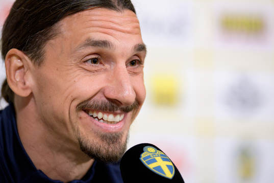Zlatan Ibrahimovic of the Swedish national football team