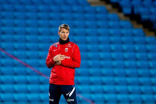 Thomas Lehne Olsen of the Norwegian national football team