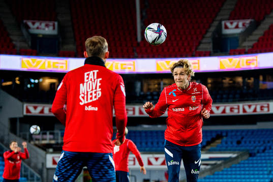 Ola Solbakken of the Norwegian national football team