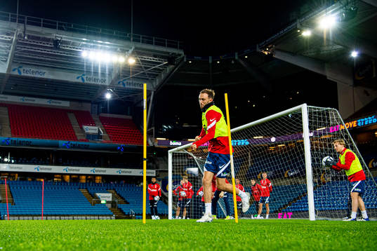 Fredrik Aursnes of the Norwegian national football team
