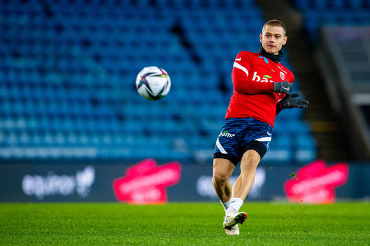 Julian Ryerson of the Norwegian national football team