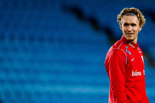 Ola Solbakken of the Norwegian national football team